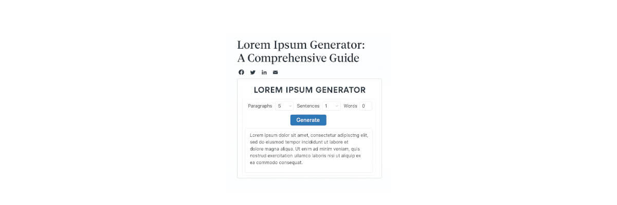 The Ultimate Guide to Lorem Ipsum Generators